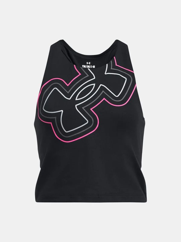 Under Armour Girl's tank top Under Armour Motion Branded Crop Tank