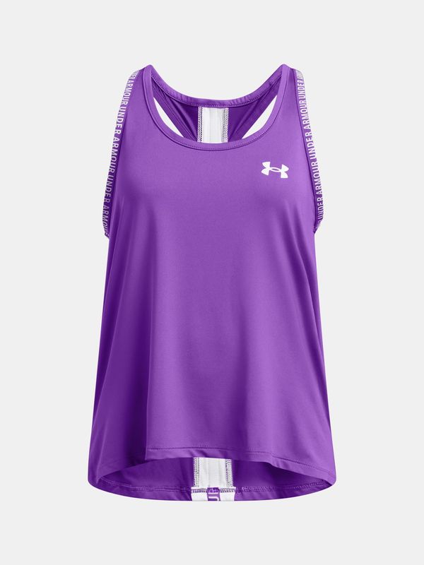 Under Armour Girls' tank top Under Armour Tech Knockout Tank-PPL - Girls