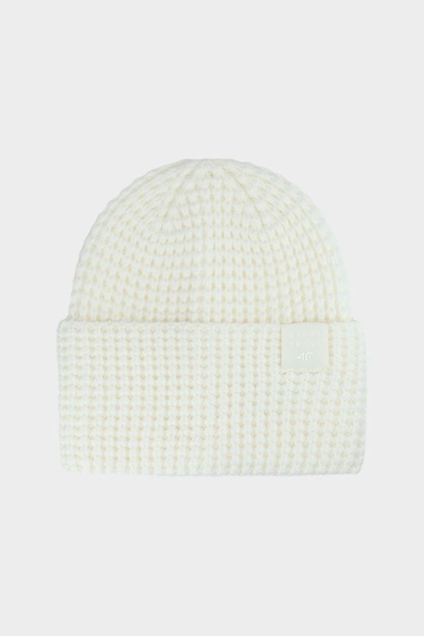 4F Girls Winter Hat 4F Cream 4FJWAW24