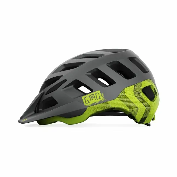 Giro Giro Radix Mat Metallic Black/Lime Bicycle Helmet