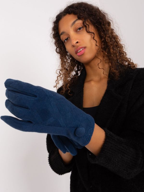 Wool Fashion Italia Gloves-AT-RK-239501.10-marine