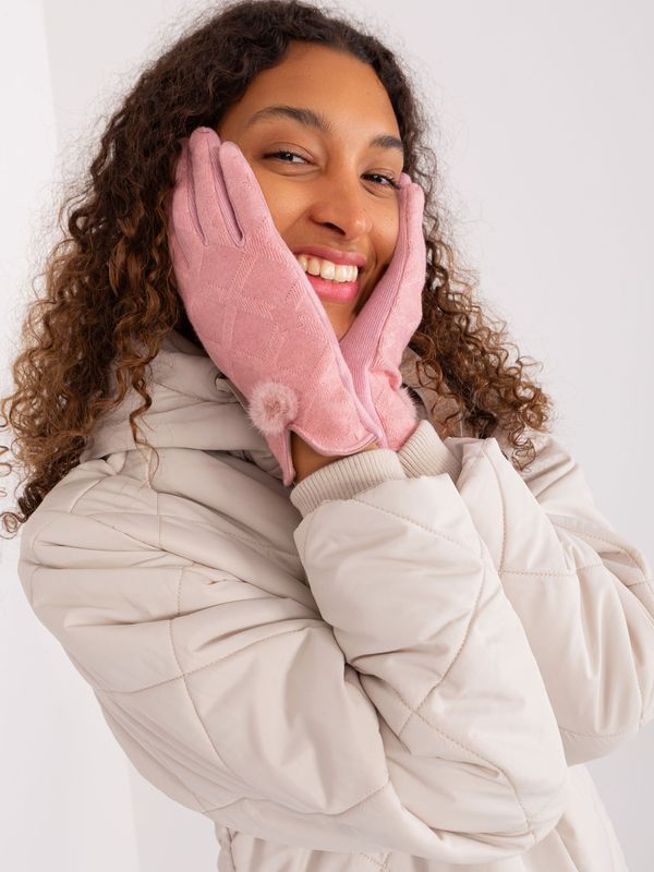 Wool Fashion Italia Gloves-AT-RK-239506.98-light pink