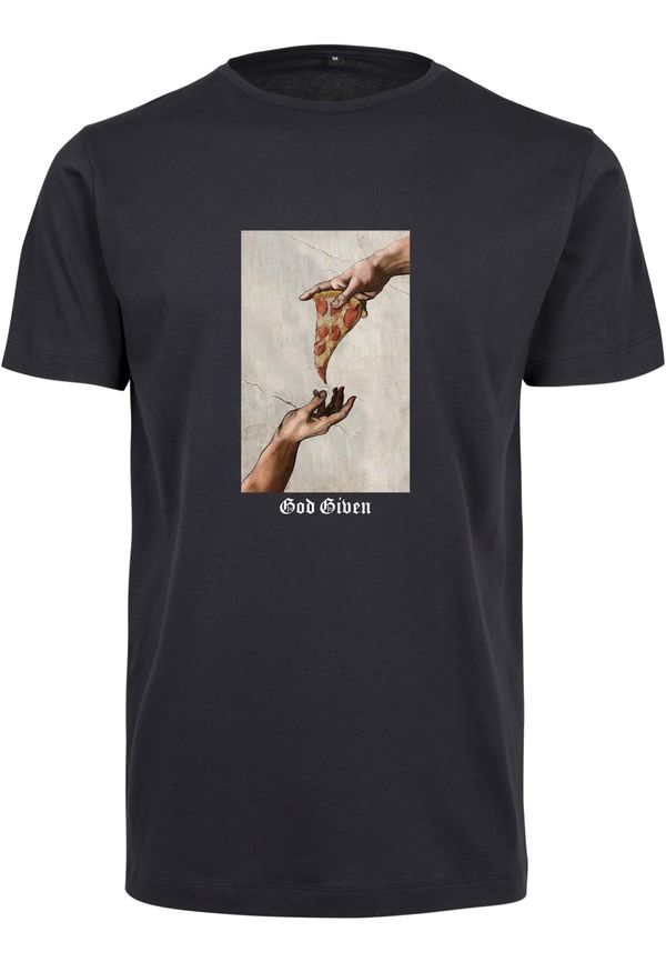 MT Men God Given Pizza Tee Navy