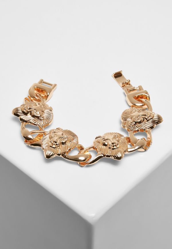 Urban Classics Accessoires Gold Lion Bracelet