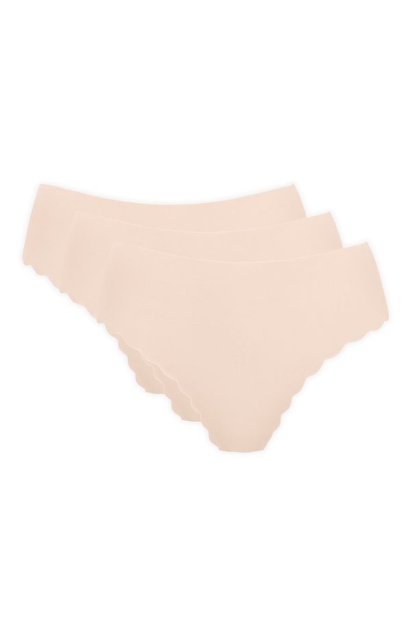 Gorteks Gorteks Lucky seamless panties with decorative edge 3-pack