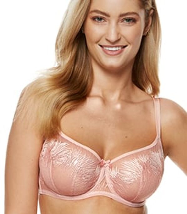 Gorteks Gorteks Mable soft bra with embroidery pink