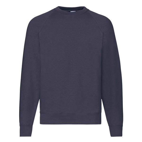 Fruit of the Loom Granatowa bluza męska Raglan Sweat Fruit of the Loom