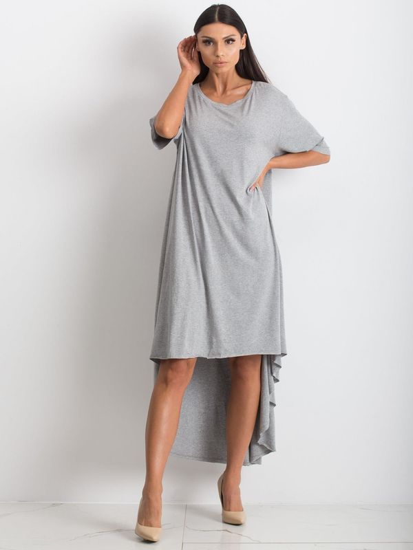 Fashionhunters Gray oversized dress