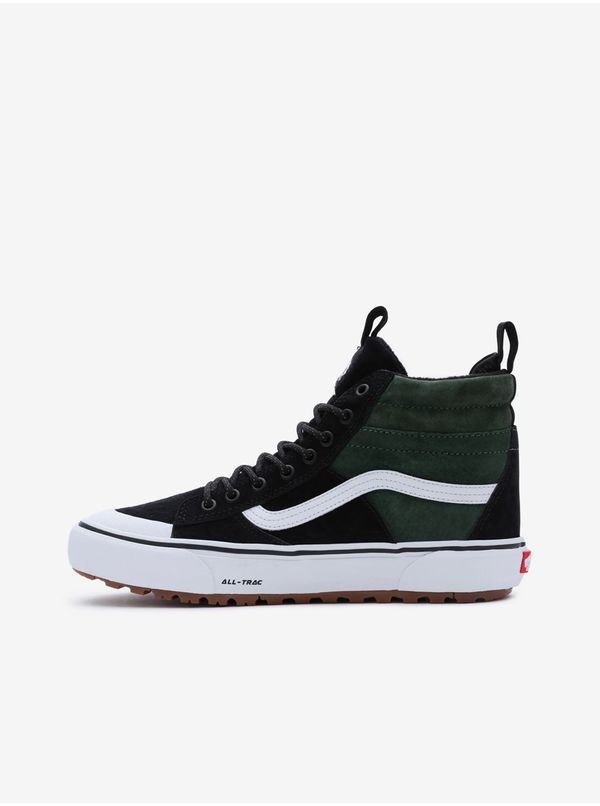 Vans Green and black men's ankle sneakers with suede details VANS SK - Men's