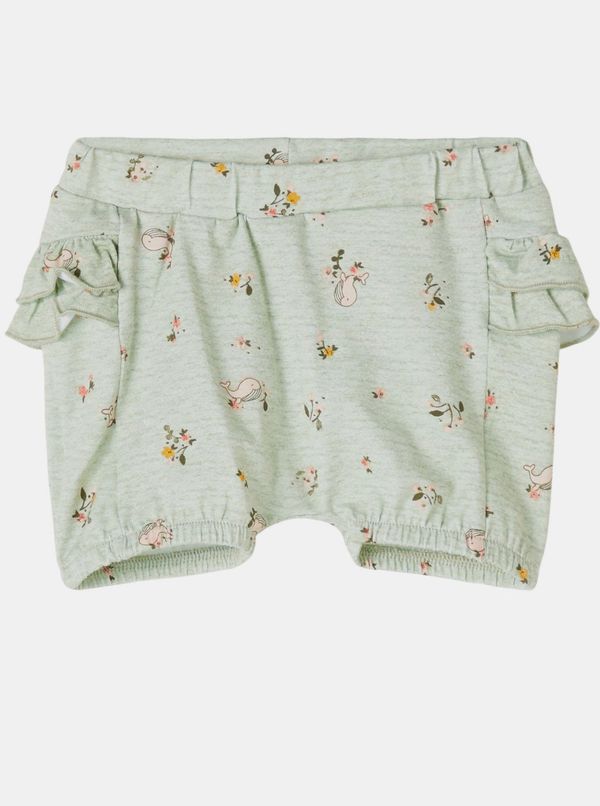 name it Green girly patterned shorts name it Feline - Girls