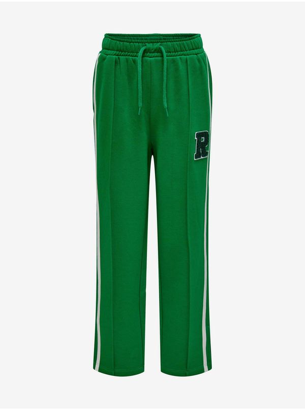 Only Green girly sweatpants ONLY Selina - Girls
