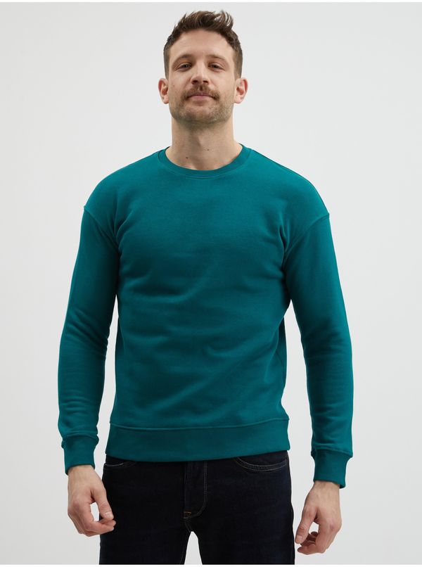 Jack & Jones Green men's basic sweatshirt Jack & Jones Star - Men's
