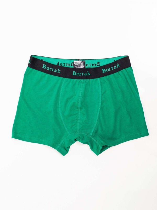 Fashionhunters Green men's boxers