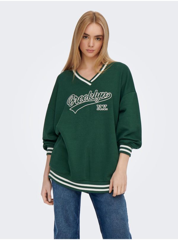 Only Green Oversize Sweatshirt ONLY Nia - Women