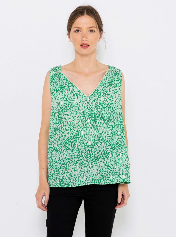 CAMAIEU Green patterned blouse CAMAIEU - Ladies