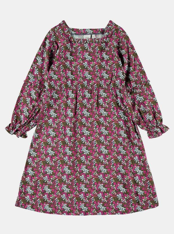 name it Green-pink girly floral dress name it Nolah - unisex