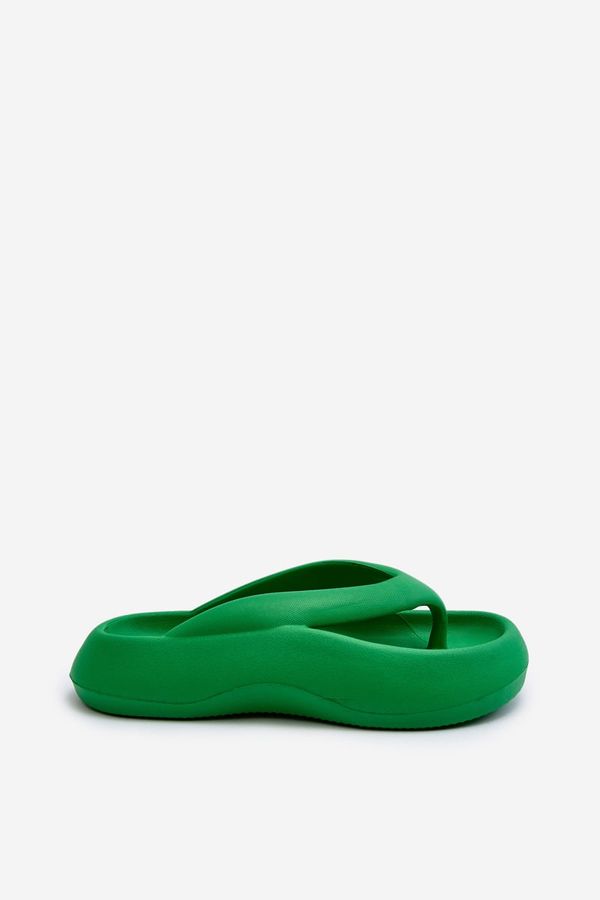 Kesi Green Roux Women's Foam Slippers