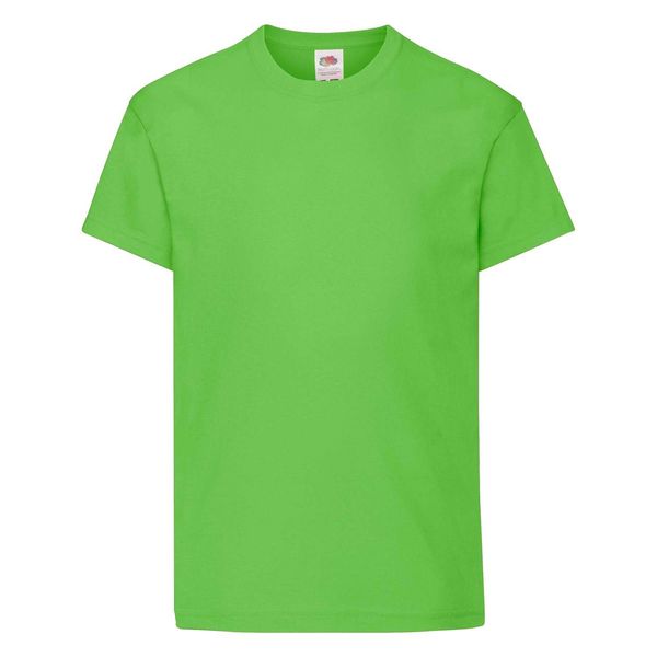 Fruit of the Loom Green T-shirt for Children Original Fruit of the Loom