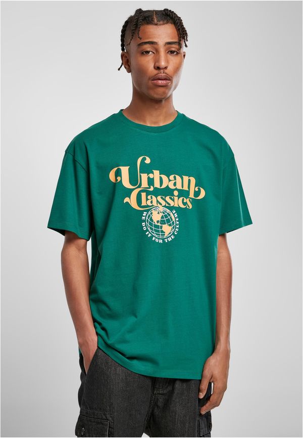 UC Men Green T-shirt with Bio Globe logo