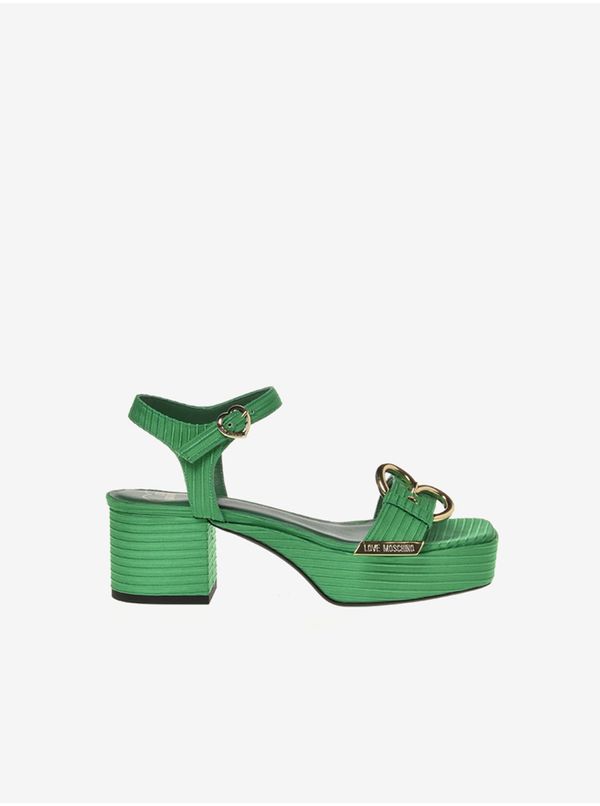 Love Moschino Green Women's Sandals Love Moschino - Women
