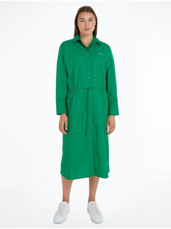 Tommy Hilfiger Green women's shirt dress Tommy Hilfiger - Women