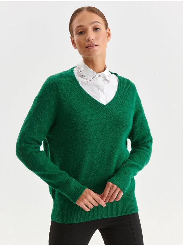 Top Secret Green women's sweater TOP SECRET - Women