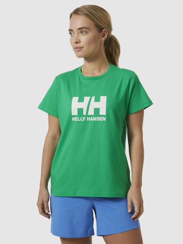 Helly Hansen Green women's T-shirt HELLY HANSEN HH Logo T-Shirt 2.0