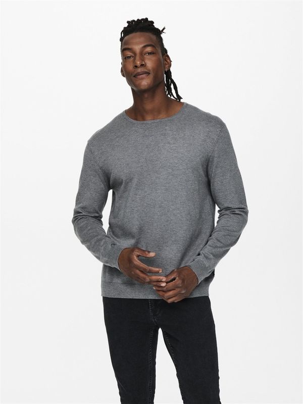 Only Grey men's sweater ONLY & SONS