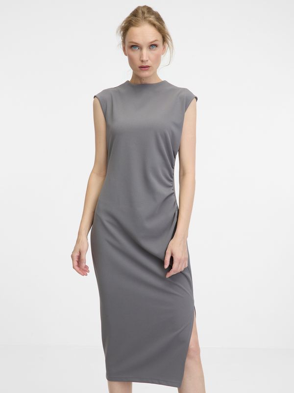 Orsay Grey women's midi dress ORSAY - Women's