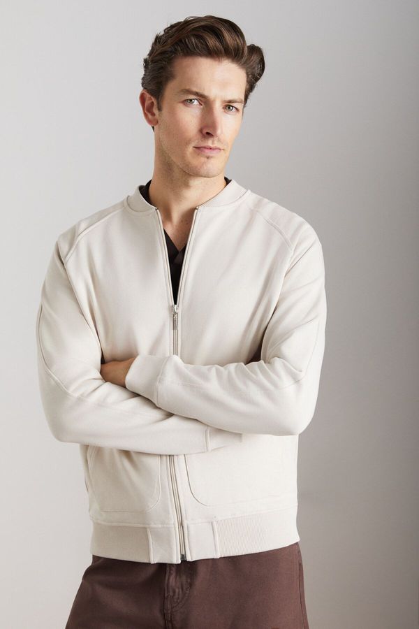 GRIMELANGE GRIMELANGE FABER Men's 100% Cotton Beige Jacket