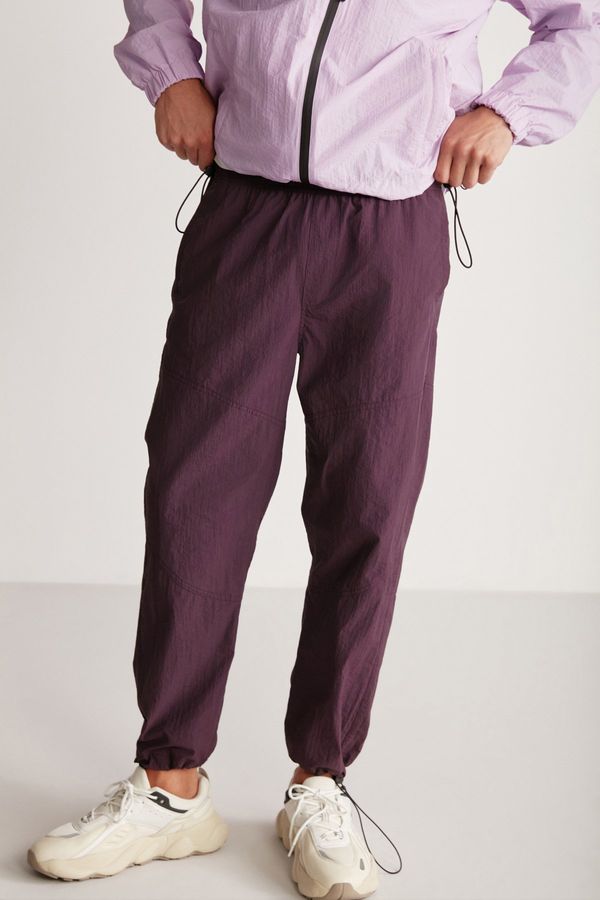 GRIMELANGE GRIMELANGE Terry Parachute Comfort Burgundy Single Trousers