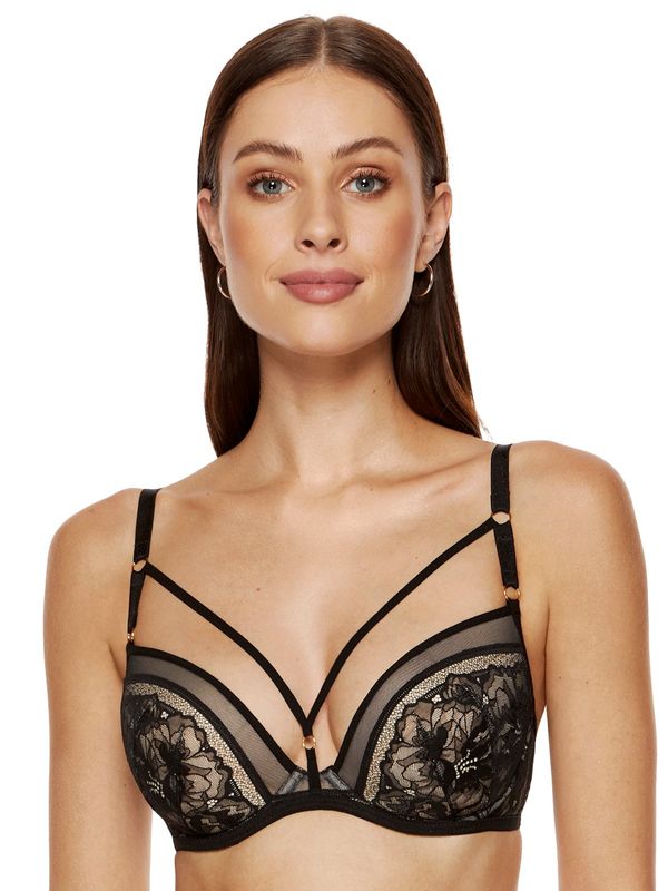 Gorteks Gwen lace push-up bra with straps