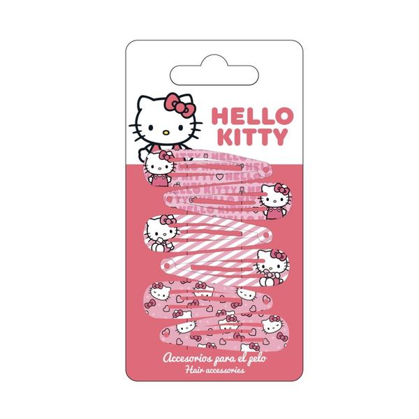 Hello Kitty HAIR ACCESSORIES CLIPS 6 PIECES HELLO KITTY