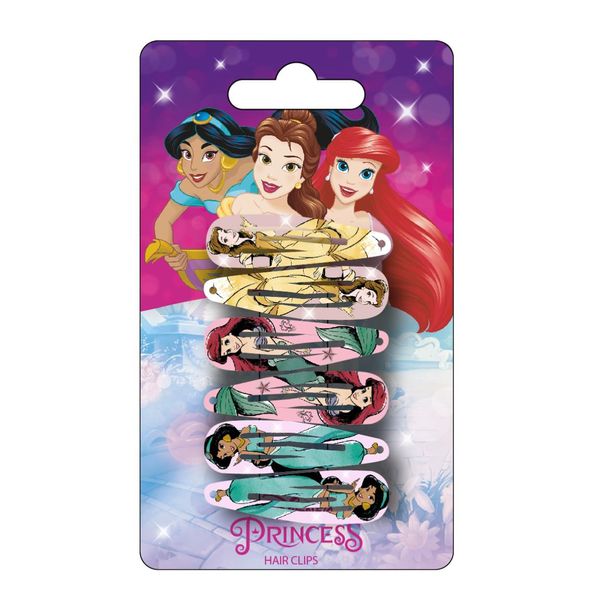 Princess HAIR ACCESSORIES CLIPS 6 PIECES PRINCESS