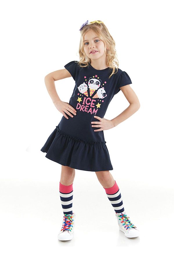 Denokids Haljina za devojčice Denokids CFF-23Y1-001/Navy blue