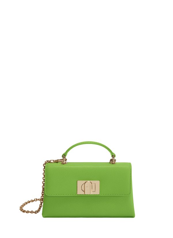 Furla Handbag - FURLA 1927 MINI CROSSBODY TOP HANDLE green
