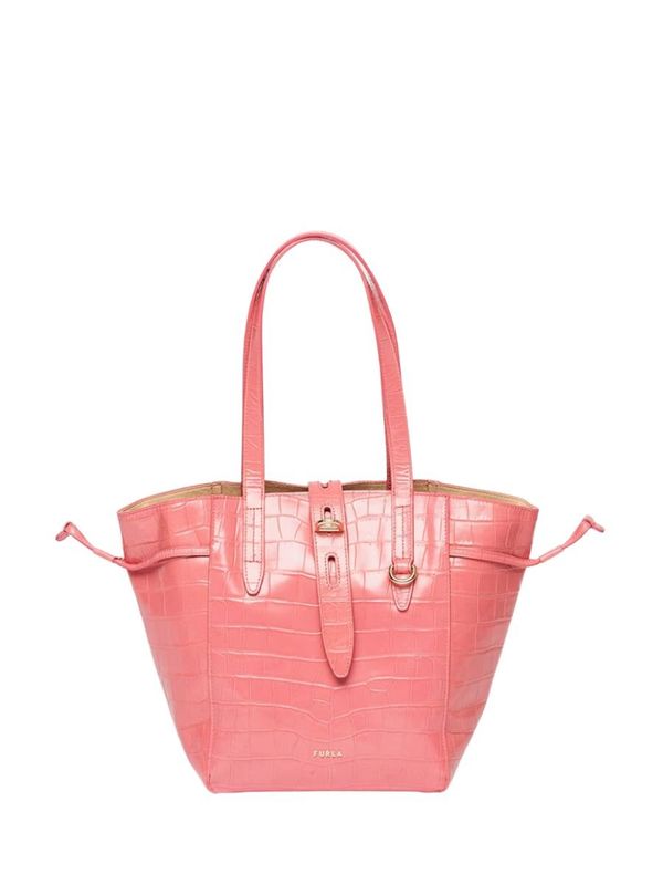Furla Handbag - FURLA NET M TOTE pink