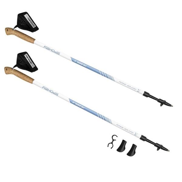 Happy Socks Happy Socks RUBBLE Nordic Walking Clubs, 2-piece, Antishock system, white-blue