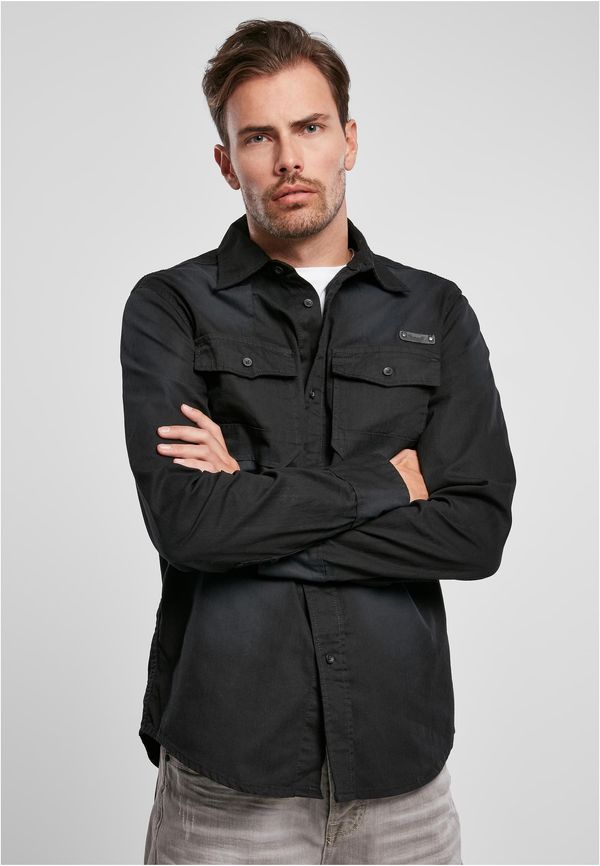 Brandit Hardee denim shirt black