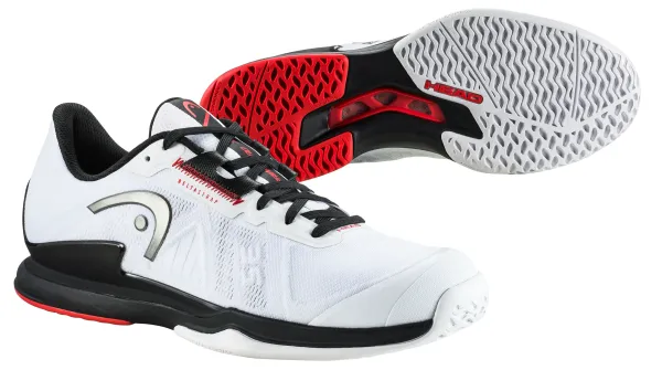 Head Head Sprint Pro 3.5 AC White/Black Men's Tennis Shoes EUR 46