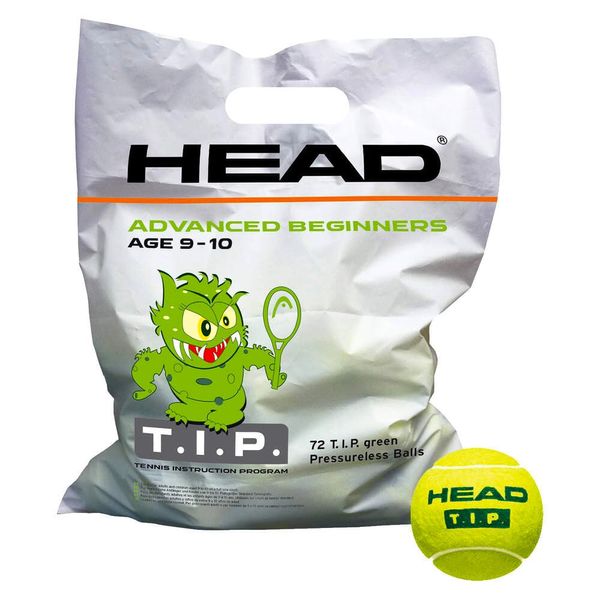 Head Head T.I.P. Green Children's Tennis Balls (72B)