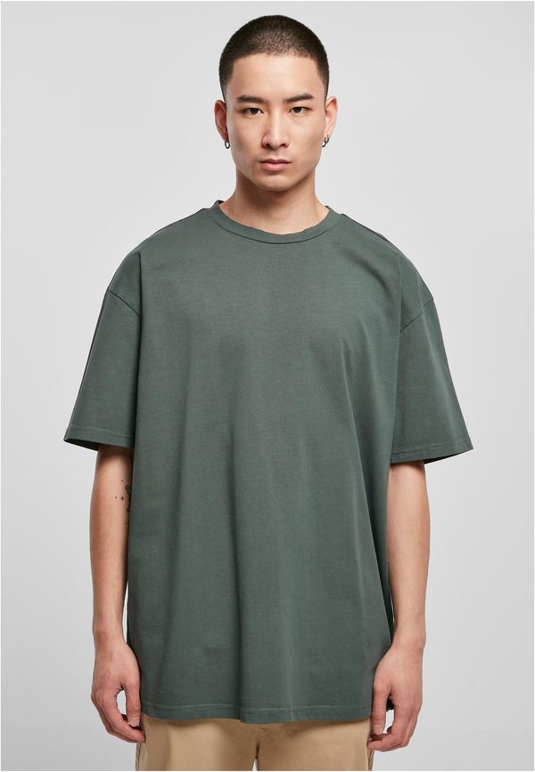 UC Men Heavy Oversized Garment Dye Tee bottlegreen