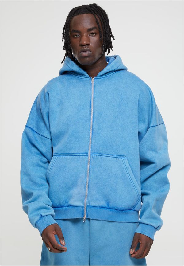 Urban Classics Heavy Stone Washed 90's Zip Hoodie royal