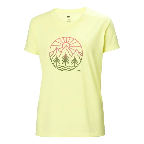 Helly Hansen Helly Hansen Skog Recycled Graphic Tee Fadded Yallow Women's T-Shirt