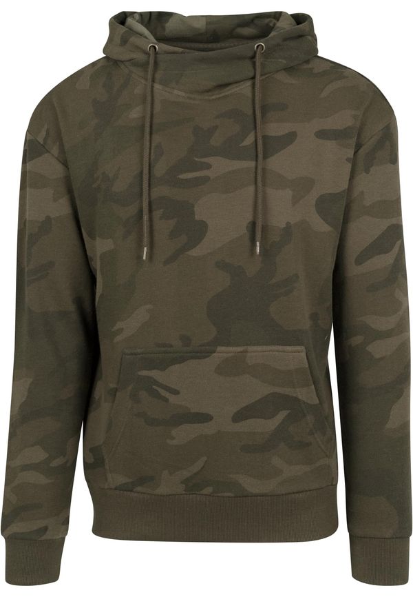 Urban Classics High Neck Camo Olive Camouflage Hood