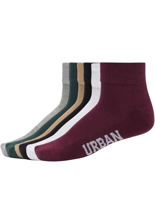 Urban Classics High Sneaker Socks 6-Pack Winter Color