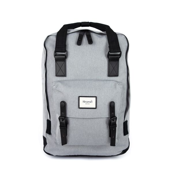 Himawari Himawari Unisex's Backpack Tr21313-7 Black/Light Grey