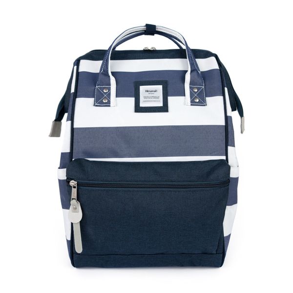 Himawari Himawari Unisex's Backpack Tr23099-2 Navy Blue/White