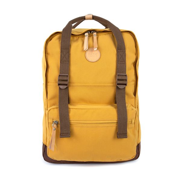 Himawari Himawari Unisex's Backpack Tr23202-2 Mustard/Brown