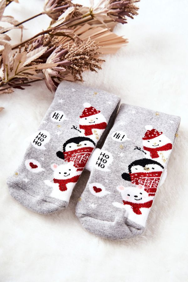 Kesi Ho Ho Ho Christmas Socks! Gray